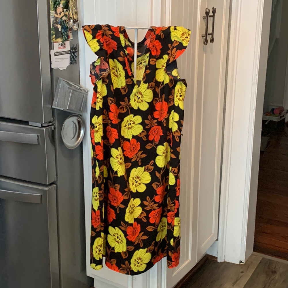 Ann Taylor factory ruffle sleeve sheath dress. Never‎ worn. Brand new condition